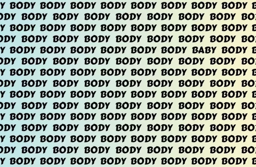 Test di illusione ottica: se hai gli occhi acuti trova la parola bambino tra i corpi in 20 secondi