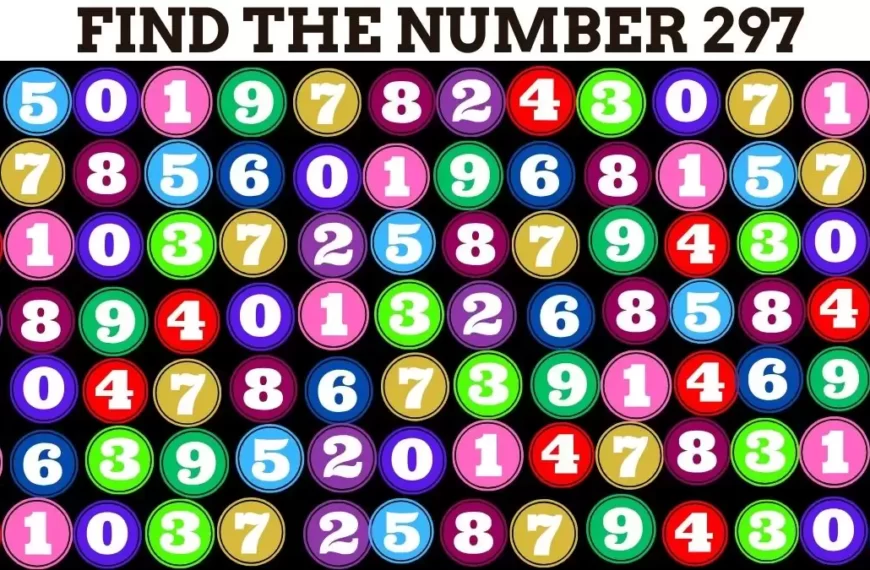 Test visivo dell’illusione ottica: se avete occhi acuti trovate il numero 297 in 15 secondi