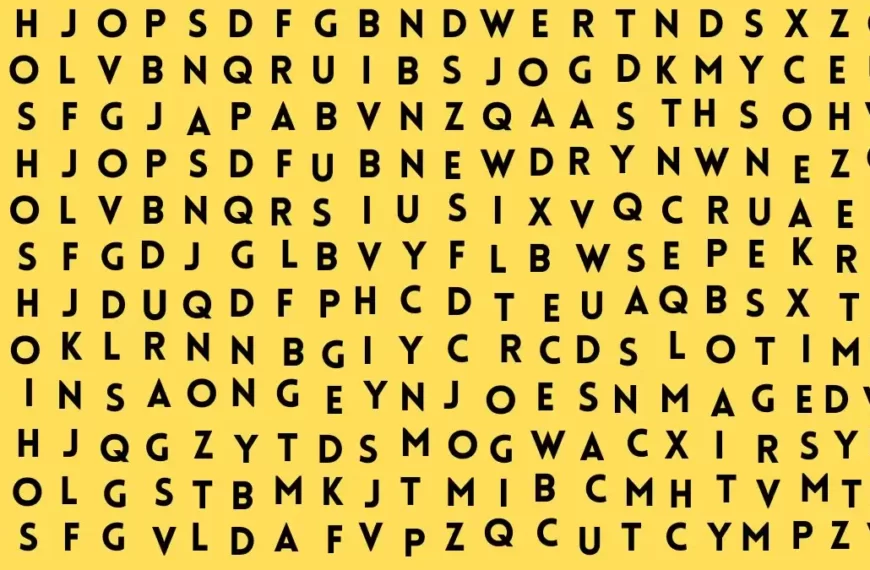 Test visivo sull’illusione ottica: Riesci a trovare la parola nascosta migliore in 12 secondi?