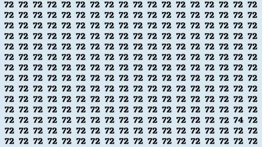 Test cerebrale dell'illusione ottica: se hai gli occhi acuti, trova il numero 74 in 15 secondi Test di illusione ottica del cervello: se hai la vista acuta, trova il numero 74 in 15 secondi