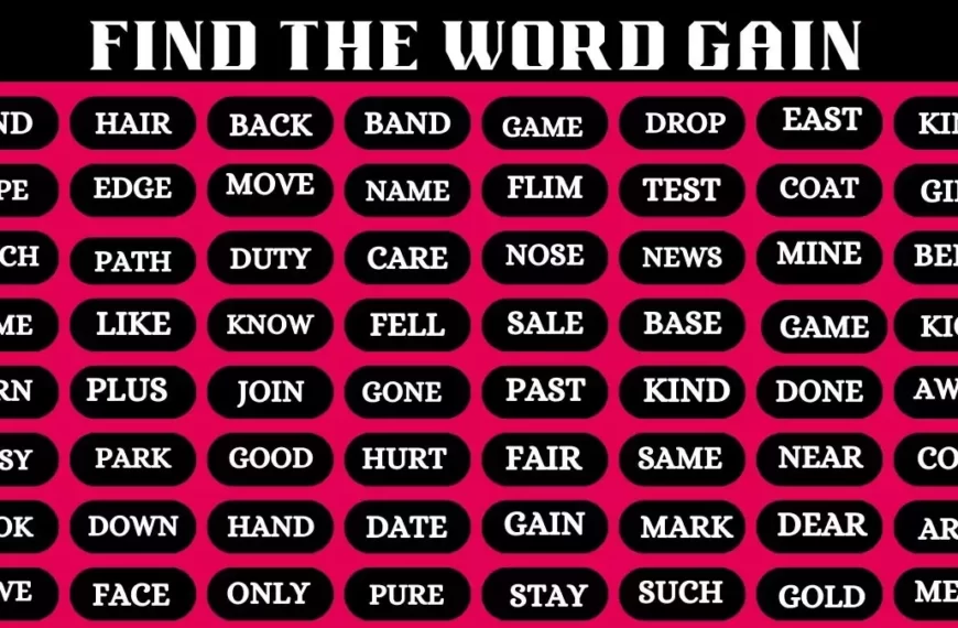 Test cerebrale di osservazione: se hai gli occhi dell’aquila trova la parola guadagno in 12 secondi