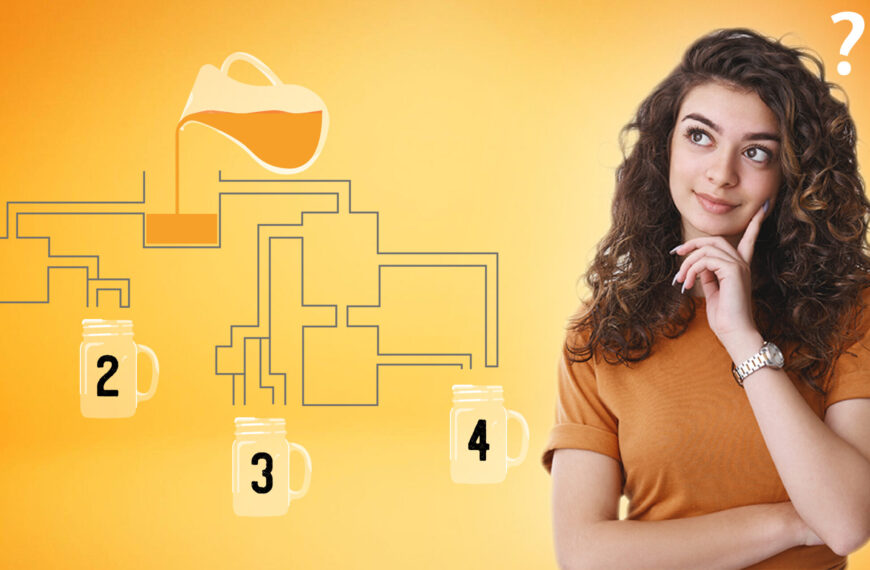 Test di logica: misura il tuo QI e scopri quale bicchiere verrà riempito per primo!