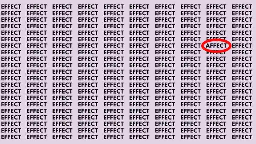 Test di osservazione: se avete occhi d'aquila, trovate l'effetto del testo nell'effetto entro 10 secondi. Test di osservazione: se avete occhi d'aquila, trovate l'effetto testo nell'effetto entro 10 secondi