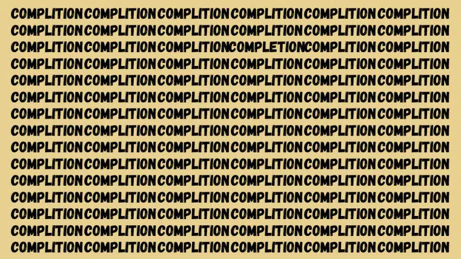 Test di capacità di osservazione: Se avete un occhio attento, cercate di trovare la parola di completamento Test di capacità di osservazione: Se hai un occhio attento, prova a trovare la parola di completamento