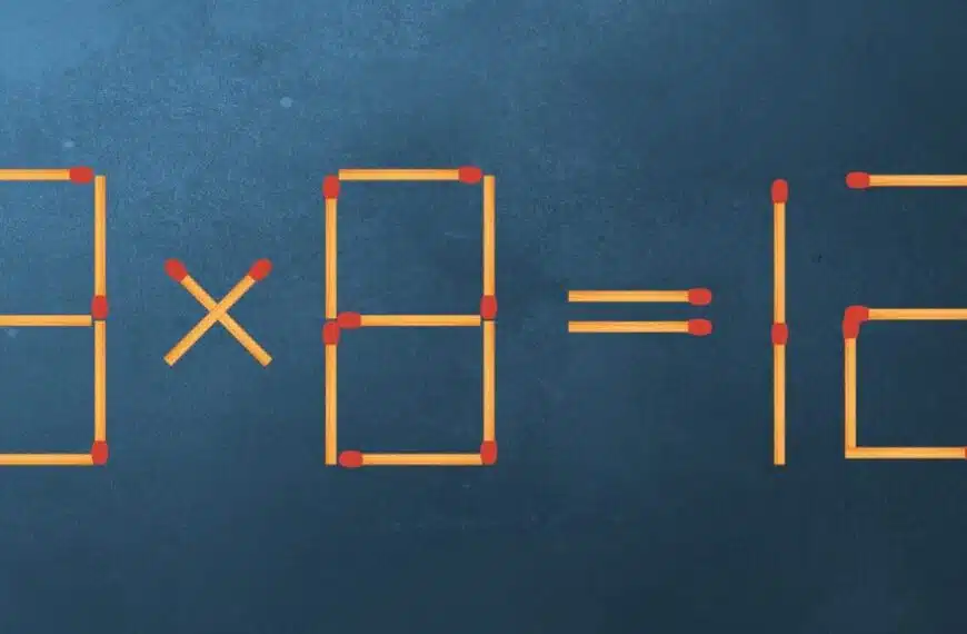 Indovinello matematico: metti alla prova il tuo QI spostando un solo fiammifero!