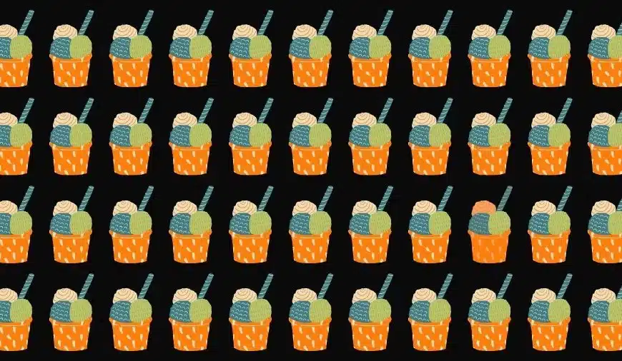 Test di abilità di osservazione: Riesci a trovare il gelato strano in 12 secondi?