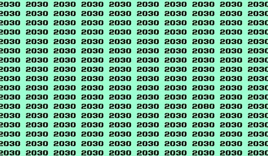 Test dell’illusione ottica: se avete gli occhi di un falco, trovate il numero 2080 in 13 secondi