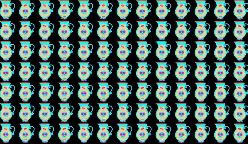Test visivo dell’illusione ottica: se avete gli occhi dell’aquila, trovate la brocca dispari in 18 secondi.