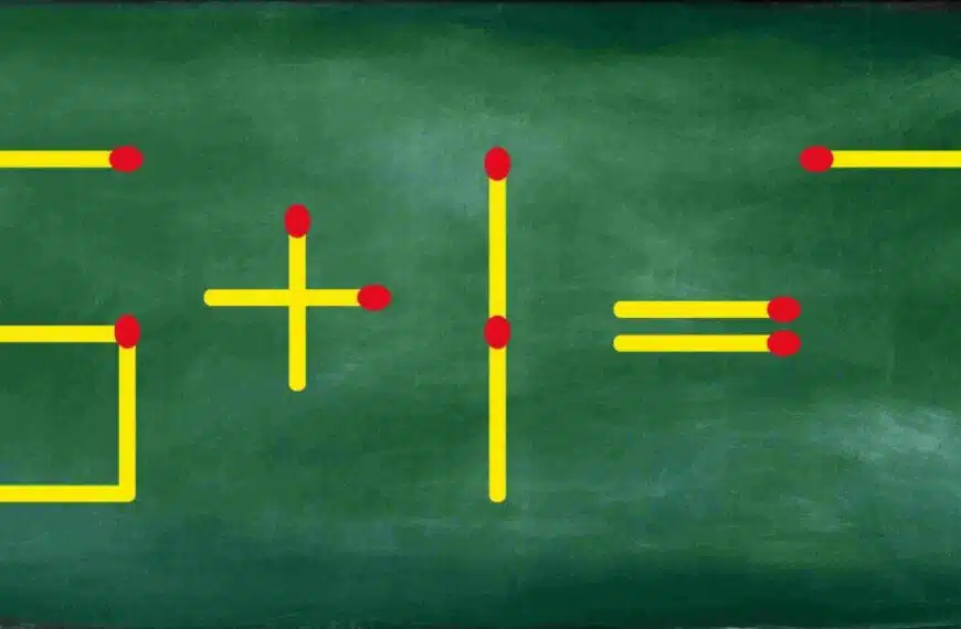 Indovinello di matematica: misura il tuo QI muovendo 1 fiammifero in meno di 25 secondi!