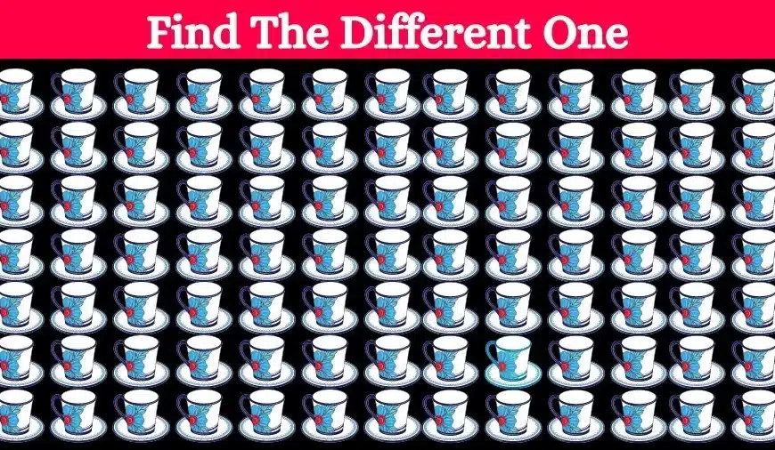 Test oculare sull’illusione ottica: Riesci a trovare la tazza dispari in 20 secondi?