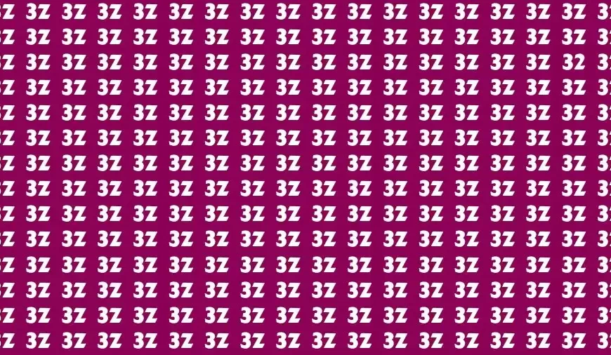 Test dell’illusione ottica: se avete gli occhi dell’aquila trovate il numero 32 in 18 secondi