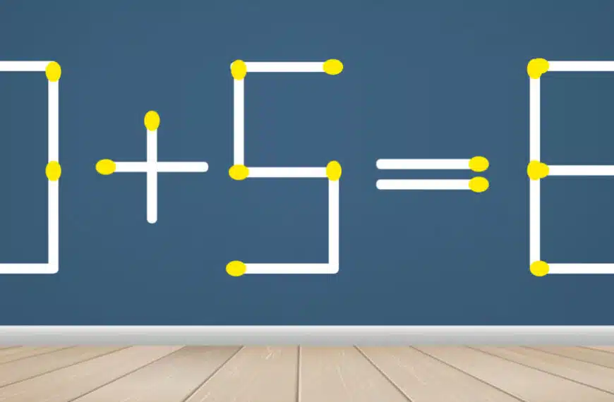 Indovinello matematico: metti alla prova il tuo QI spostando un solo fiammifero!