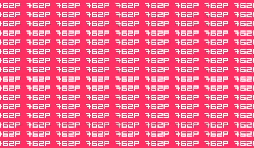 Cercate di individuare il numero 7629 in questa illusione ottica virale entro 10 secondi