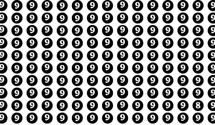 Test dell’illusione ottica: se avete gli occhi dell’aquila trovate il numero 8 in 15 secondi