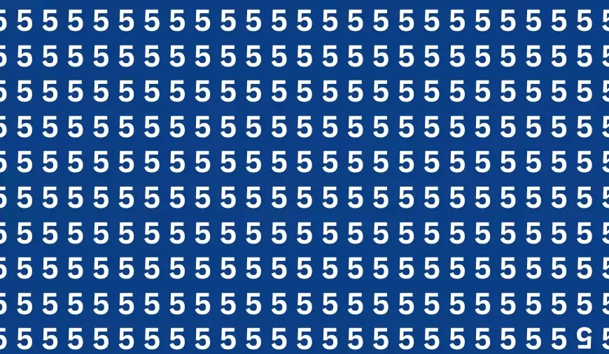 Test dell’illusione ottica: se hai gli occhi acuti, trova il 5 rovesciato in 15 secondi