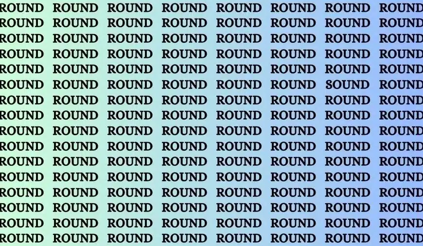 Test di abilità di osservazione: se avete gli occhi dell’aquila, trovate il suono della parola in 12 secondi.