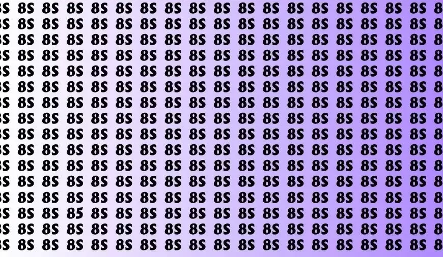 Test di illusione ottica: se avete gli occhi da falco, trovate il numero 85 in 13 secondi
