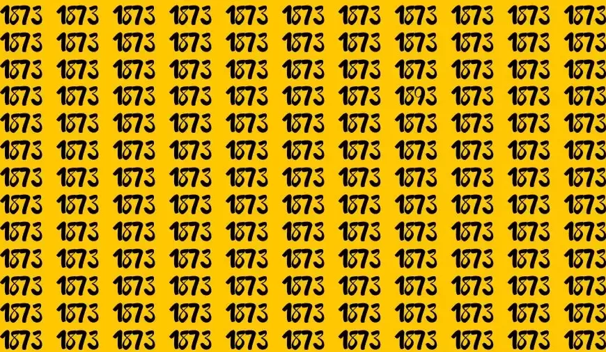 Test ottico degli occhi: se avete gli occhi dell’aquila, trovate il numero 1893 tra 1873 in 18 secondi