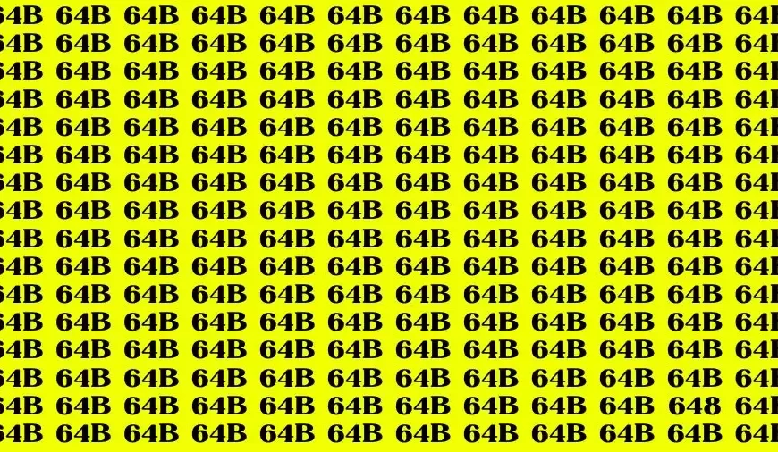 Test visivo dell’illusione ottica: Solo il 5% delle persone riesce a trovare il numero 648 in 16 secondi