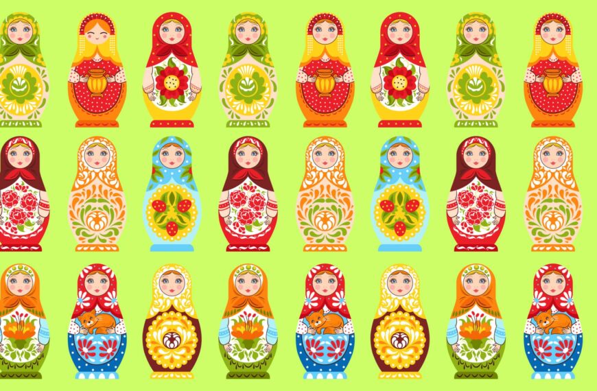 Test visivo: tieni gli occhi aperti e trova in 10 secondi le due giapponesi nascoste tra le bambole russe!