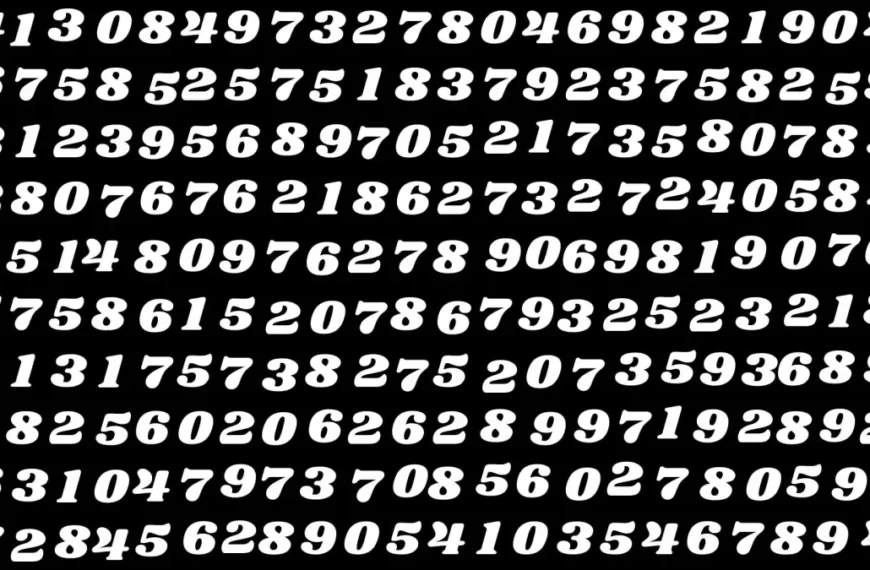 Solo chi ha una visione HD 20/20 può trovare il numero 492 in 14 secondi