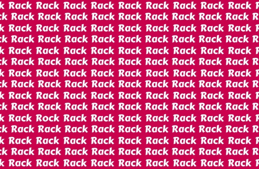 Illusione ottica Test di abilità visiva: se hai gli occhi acuti trova la parola Rock in 10 secondi