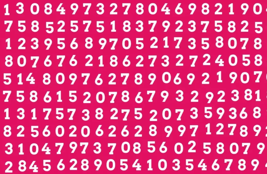 Illusione ottica: se hai una vista 20/20 trova il numero 9977 in soli 12 secondi