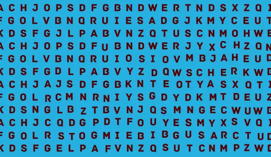 Puzzle per il test del QI: Solo i cervelli detective possono individuare la parola occupata in 10 secondi