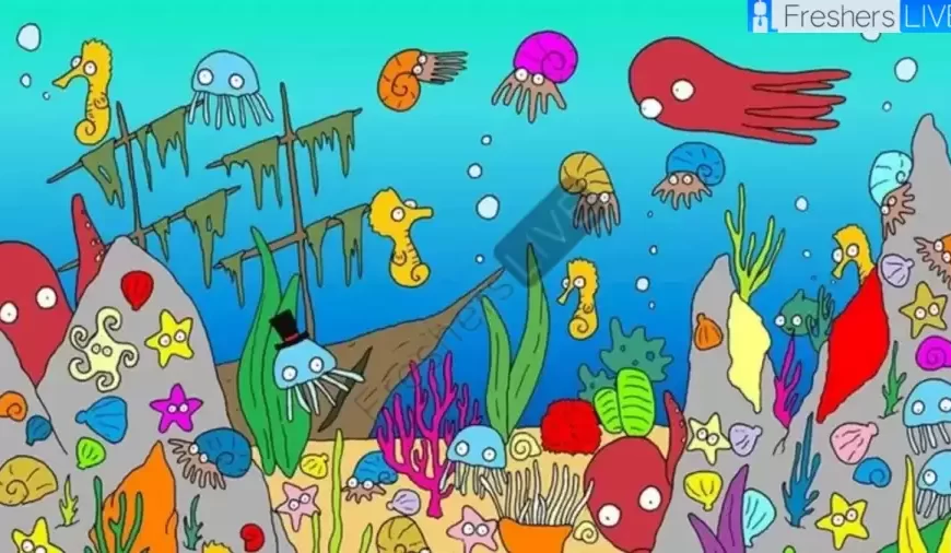 Ricerca dei pesci! Riesci a individuare un pesce in questa immagine dell’acquario in meno di 10 secondi?