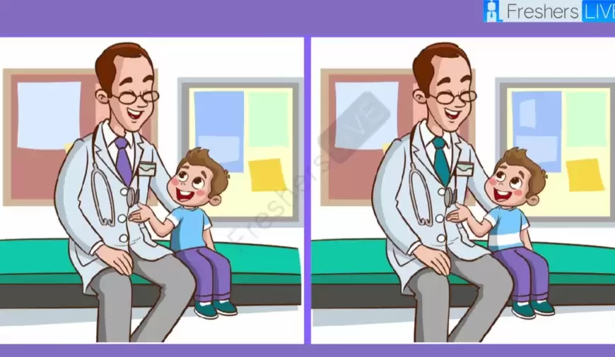 Se avete gli occhi molto acuti, riuscite a individuare le 3 differenze nell’immagine del medico e del paziente? Solo il 3% ci riesce!