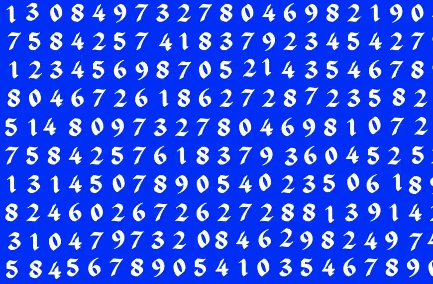 Siete abbastanza intelligenti da trovare il numero 6968 in 12 secondi?