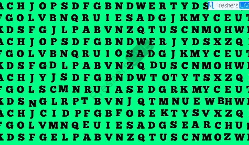Siete abbastanza intelligenti da trovare la parola da cercare nell’immagine in soli 10 secondi?