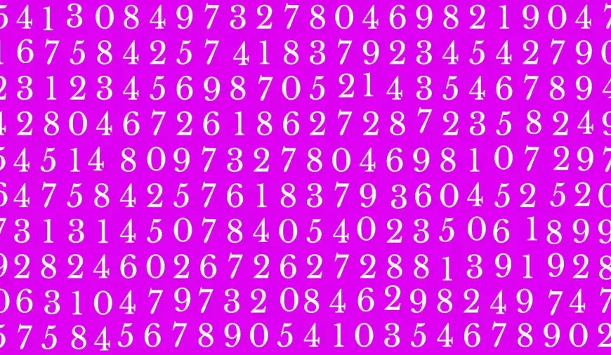 Solo chi ha una visione 20/20 HD può trovare il numero 194 in 14 secondi