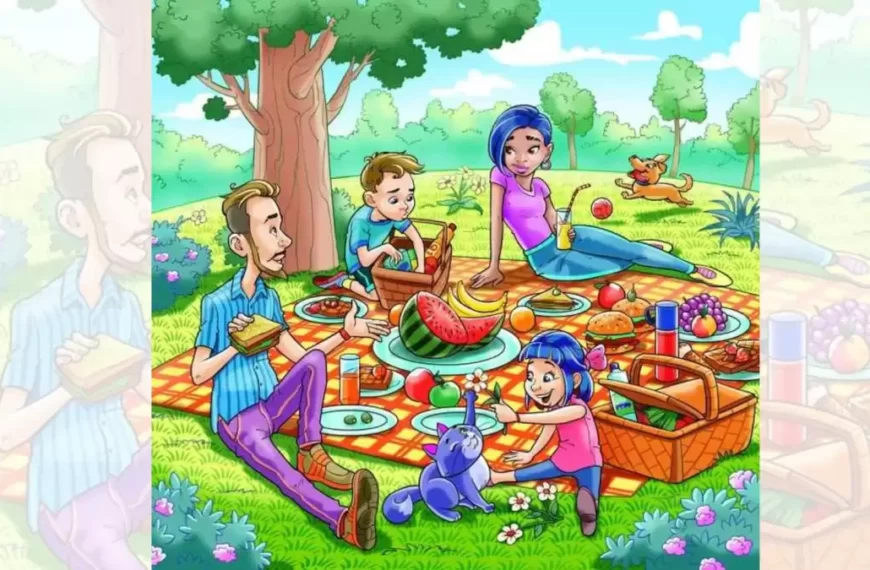Solo il 5% delle persone riesce a individuare il gelato nascosto nella foto della festa in giardino della famiglia in 10 secondi!