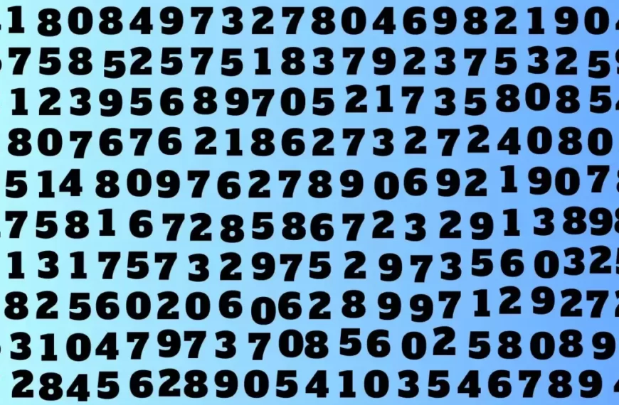 Test del QI di genio dell’illusione ottica: se hai una vista 50/50 trova il numero 698 in 20 secondi