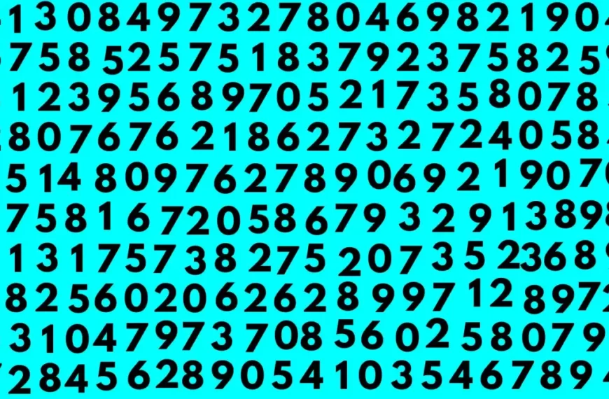 Test del QI sull’illusione ottica: se hai gli occhi acuti, trova il numero 4152 in 12 secondi