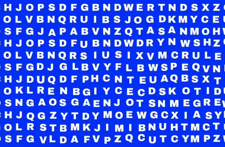 Test di abilità visiva sull’illusione ottica: se hai gli occhi acuti, trova la parola “ospite” in 10 secondi.