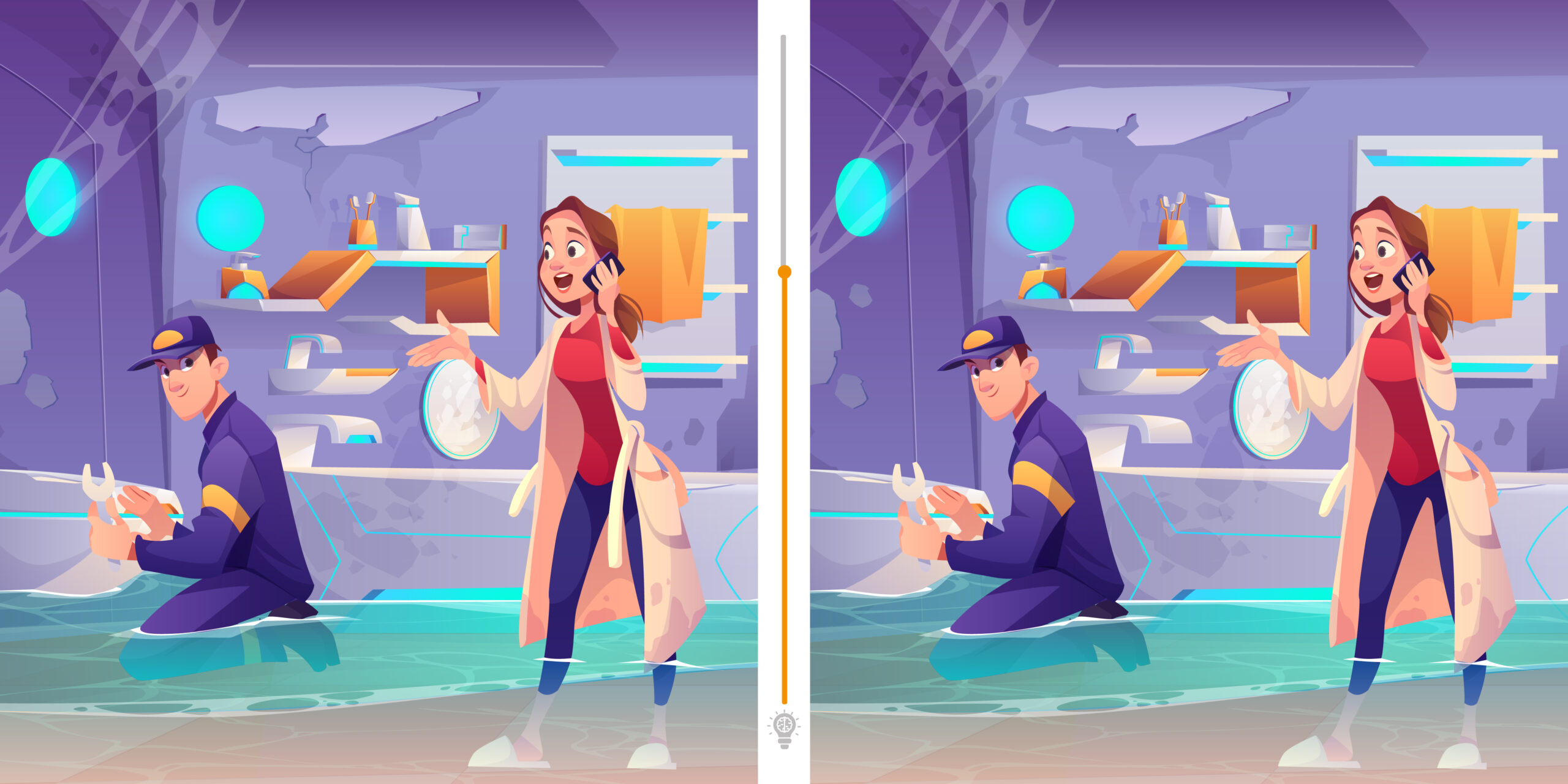 Sfida visiva: affronta sul posto il gioco delle differenze e trova le 10 differenze in meno di 40 secondi!