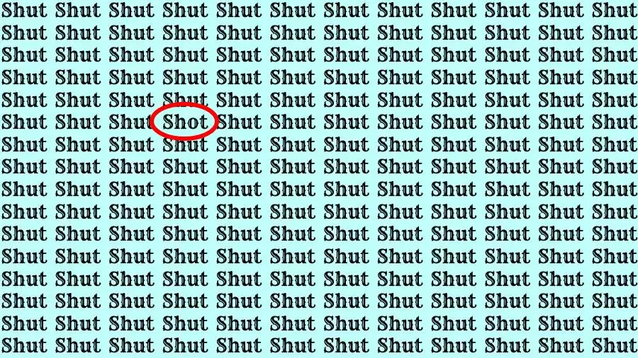 Test di osservazione: Se hai un occhio acuto, puoi trovare questa parola in 