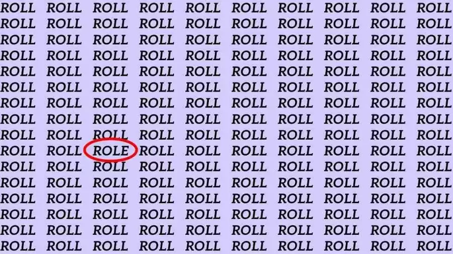 Test di osservazione: Se hai gli occhi dell'aquila, trova la parola Rotolo in 10 secondi