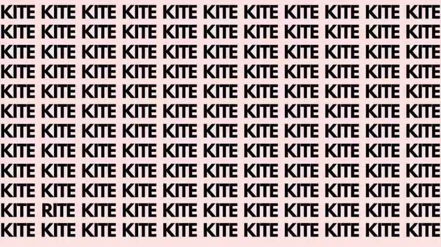 Test di illusione ottica del cervello: se hai gli occhi dell'aquila, trova la parola 