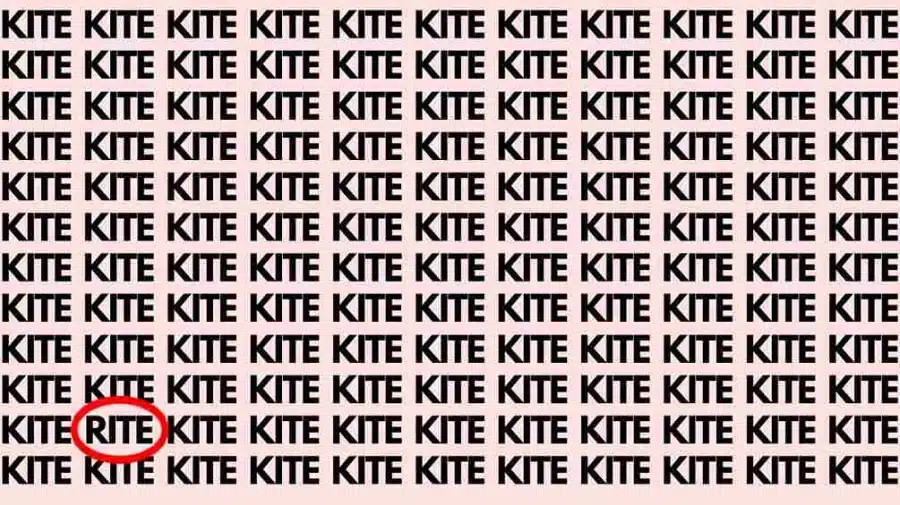 Test di illusione ottica del cervello: se hai gli occhi dell'aquila, trova la parola 