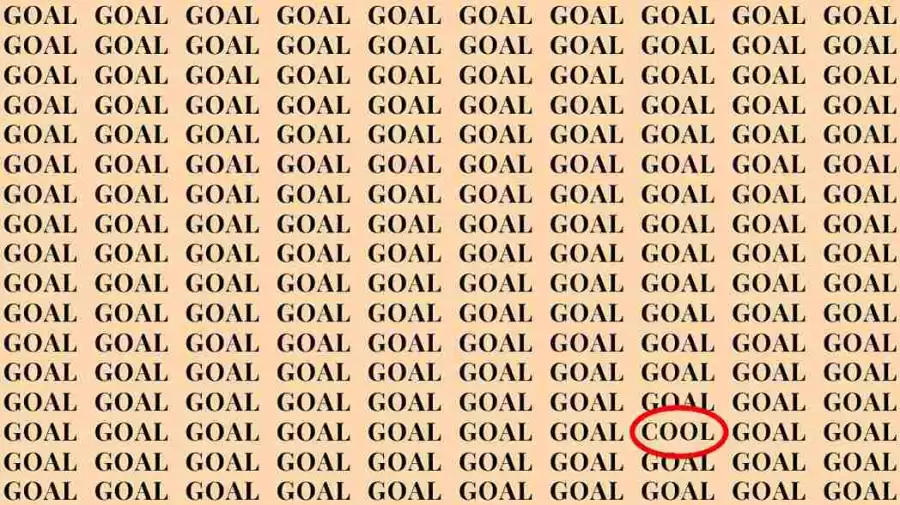 Illusione ottica: Se hai gli occhi lucidi, trova la parola 