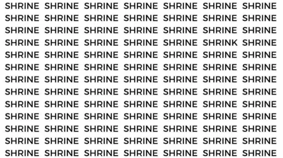 Prova di abilità di osservazione: Se hai occhi d'aquila, trova il testo che si restringe nella teca entro 15 secondi.