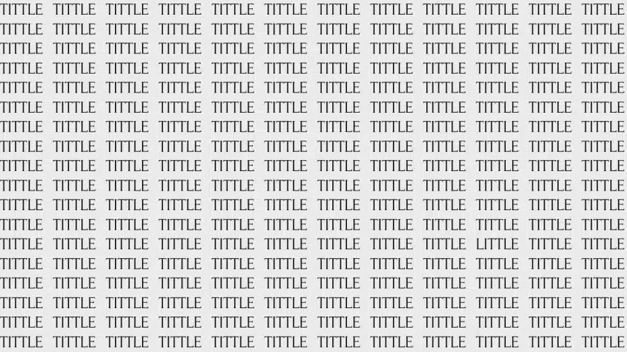 Test di osservazione: Se avete 