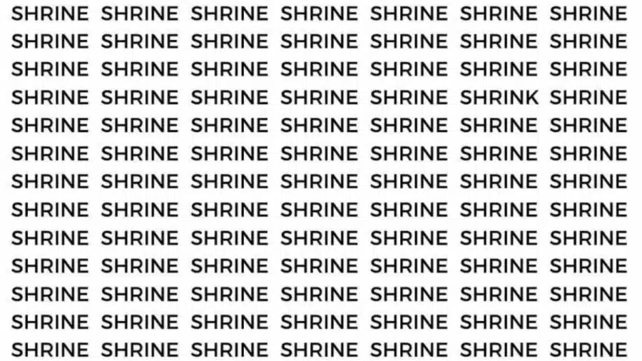 Test di osservazione: Se hai occhi d'aquila, trova il testo che si restringe nella teca entro 20 secondi.