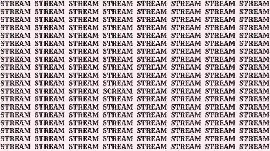 Test di capacità di osservazione: se hai occhi d'aquila, trova la parola urlo nel flusso entro 15 secondi