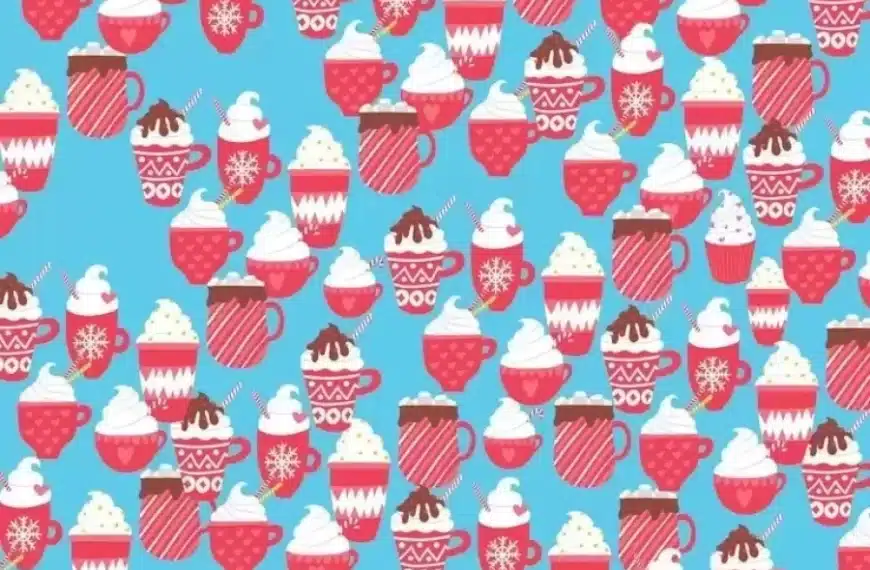 Riesci a trovare il cupcake nascosto tra il cacao caldo entro 12 secondi? Test di abilità di osservazione
