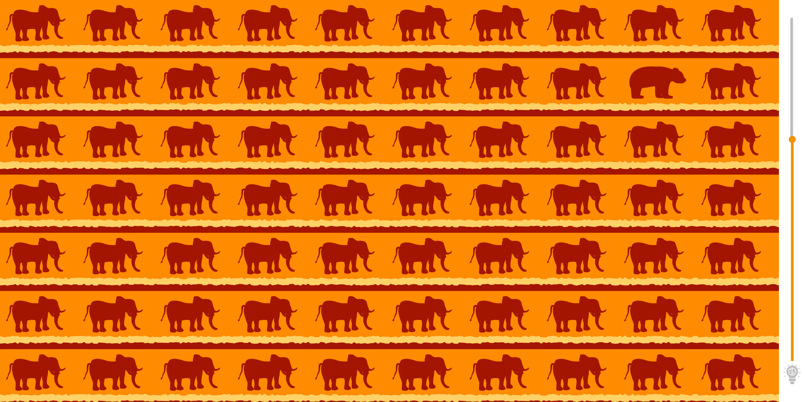 Test del QI: guardate attentamente l'immagine e cercate di individuare il panda nascosto tra gli animali. Sarete abbastanza intelligenti da riuscirci?