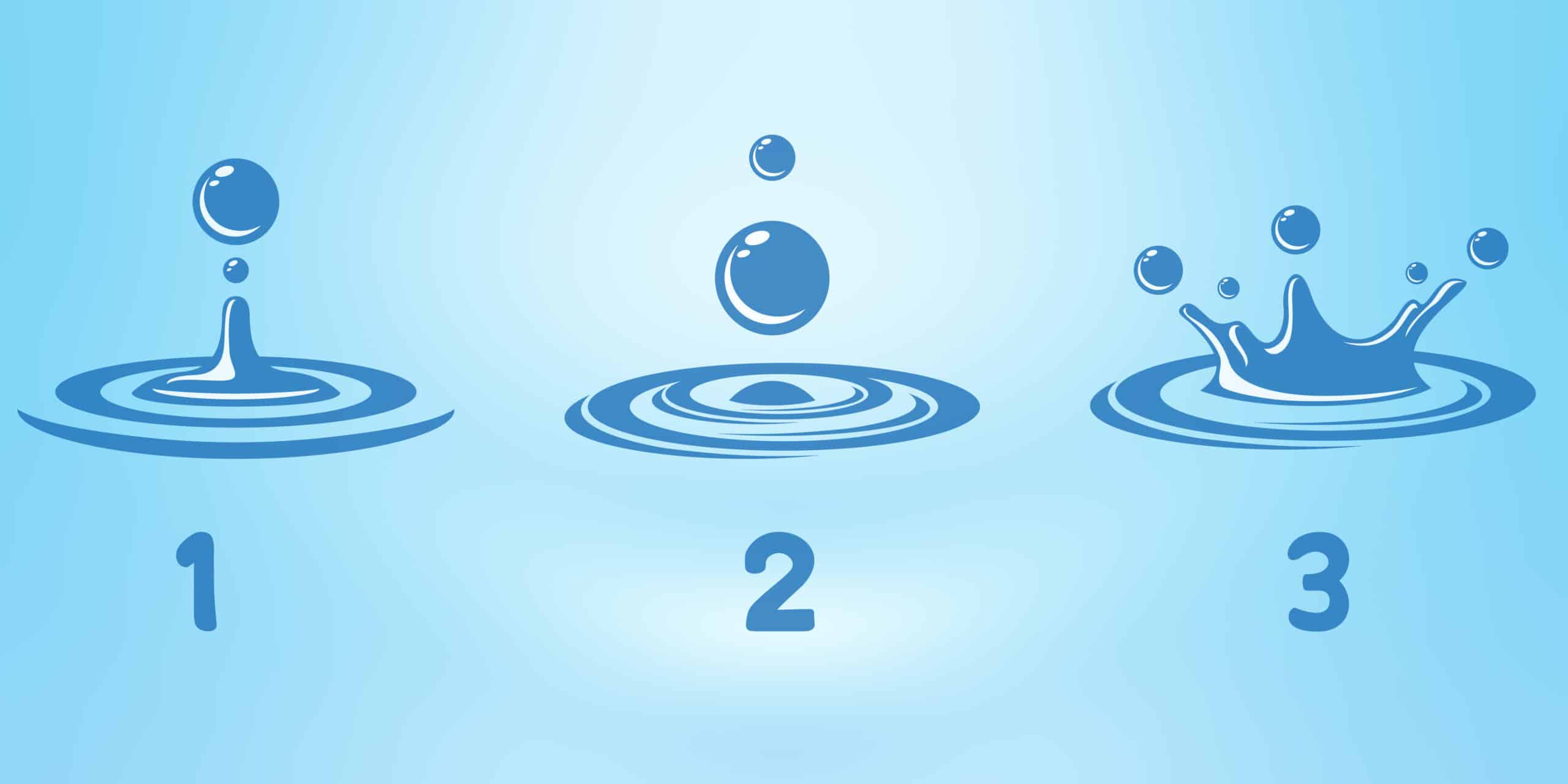 Test de personnalité : Choisissez une goutte pour déterminer votre profil émotionnel !